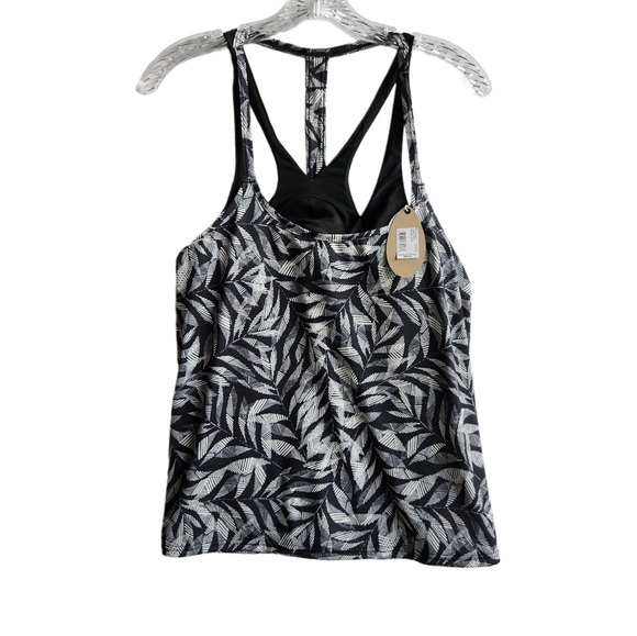 PRANA Ainsley Tankini Black Springtime Women's Size S # W11212433 NWT - Picture 13 of 13